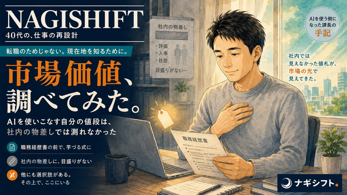 市場価値を実際に調べた話