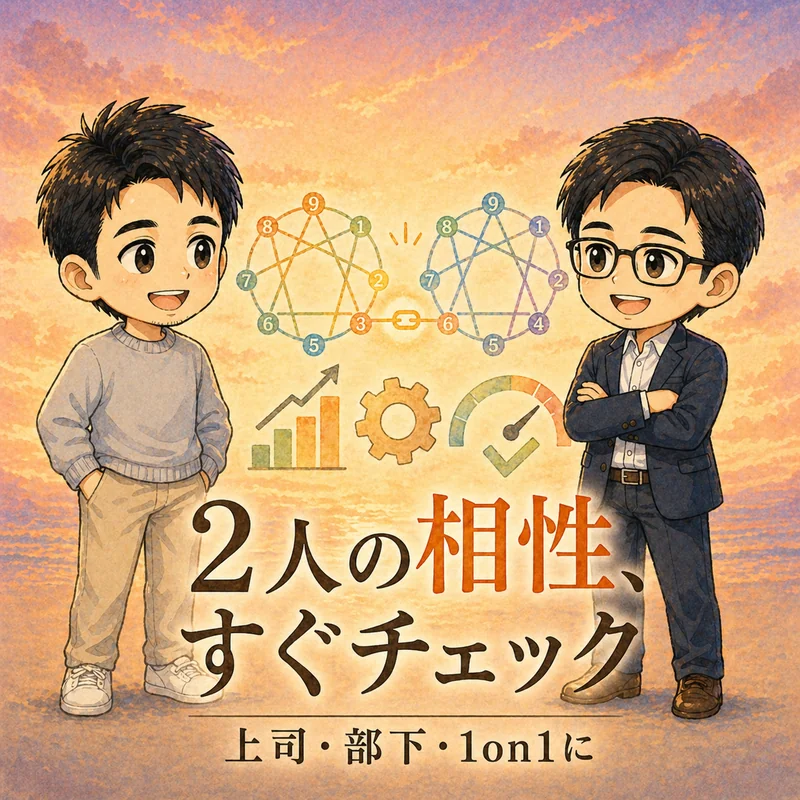 タイプ別相性チェッカー：上司・部下・1on1に
