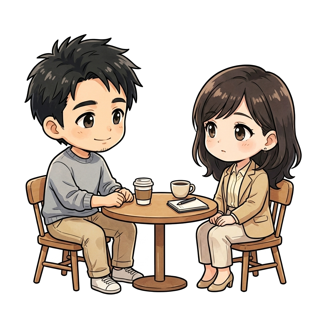 1on1のシーン